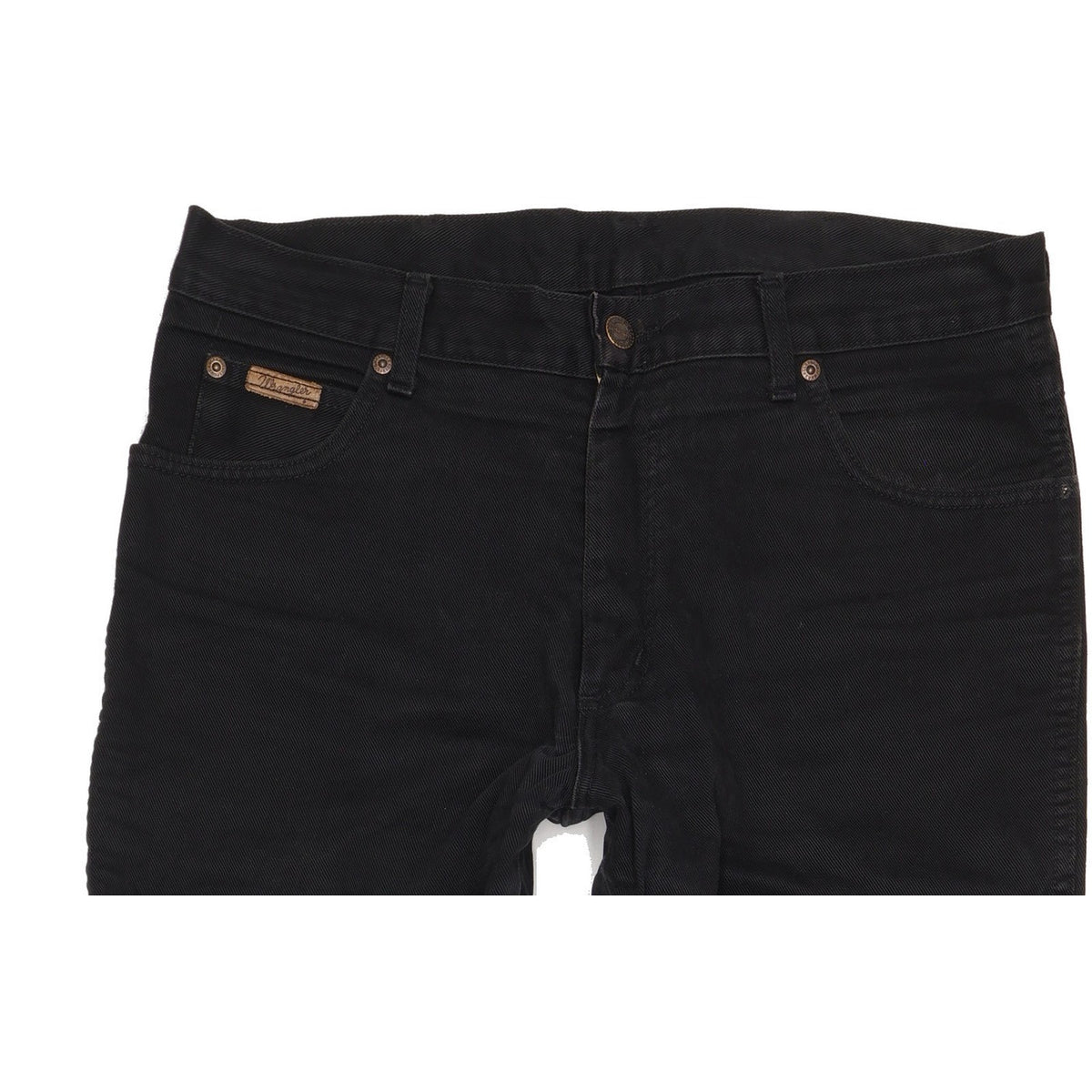 Wrangler Texas Men Black Straight Regular Jeans W34 L34