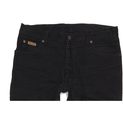 Wrangler Texas Men Black Straight Regular Jeans W34 L34