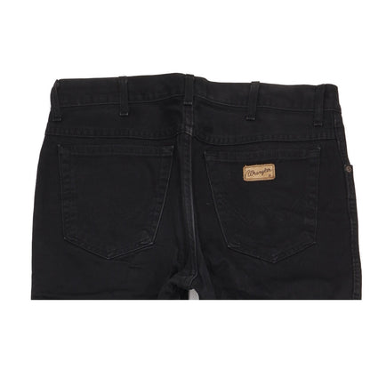 Wrangler Texas Men Black Straight Regular Jeans W34 L34