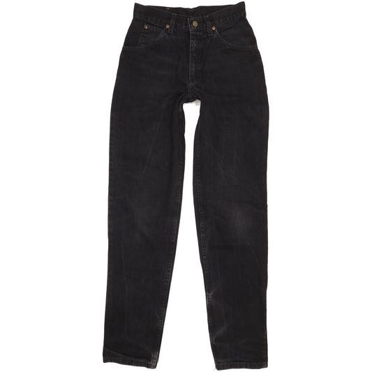 Lee St Louis Women Black Tapered Relaxed Jeans W27 L33