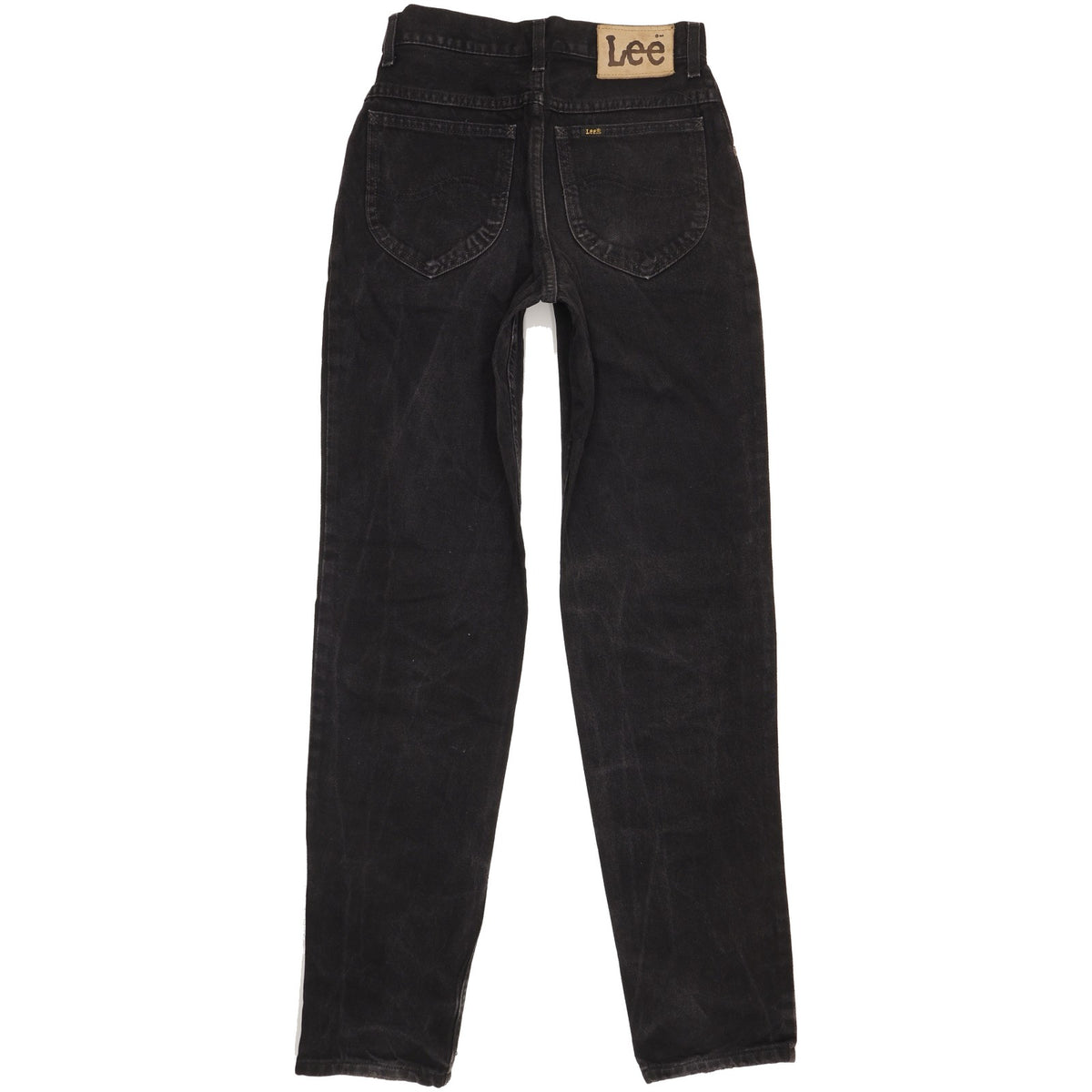 Lee St Louis Women Black Tapered Relaxed Jeans W27 L33