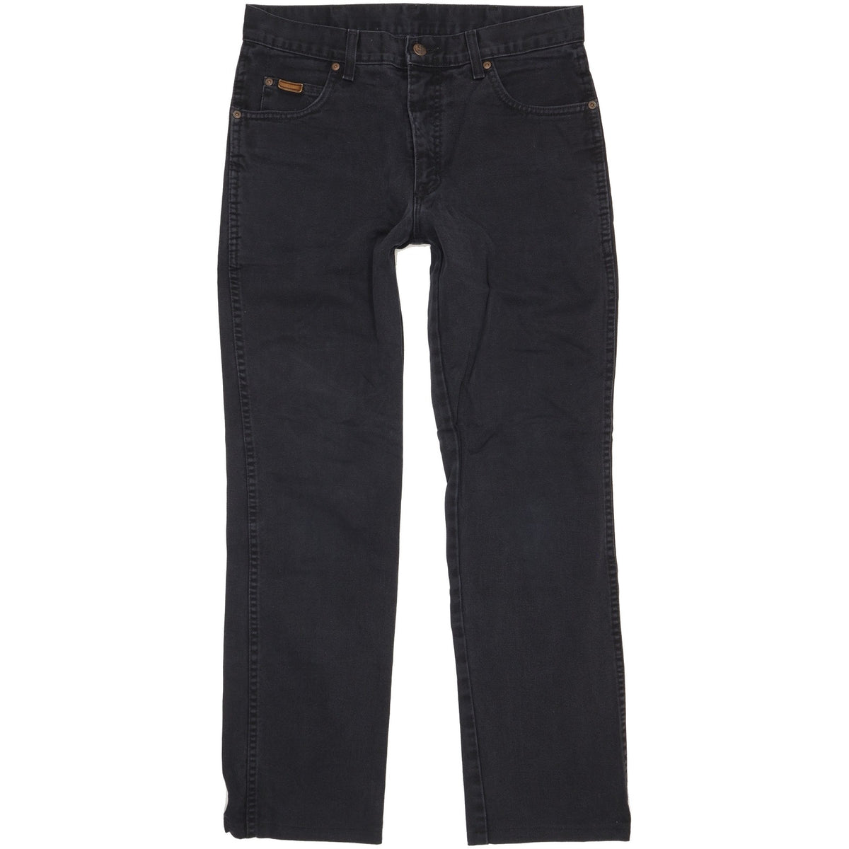 Wrangler Texas Men Black Straight Regular Jeans W33 L31