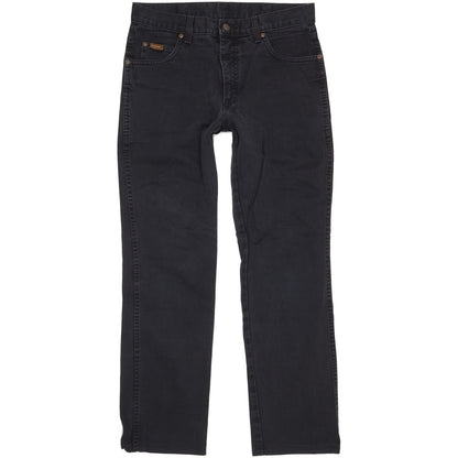 Wrangler Texas Men Black Straight Regular Jeans W33 L31