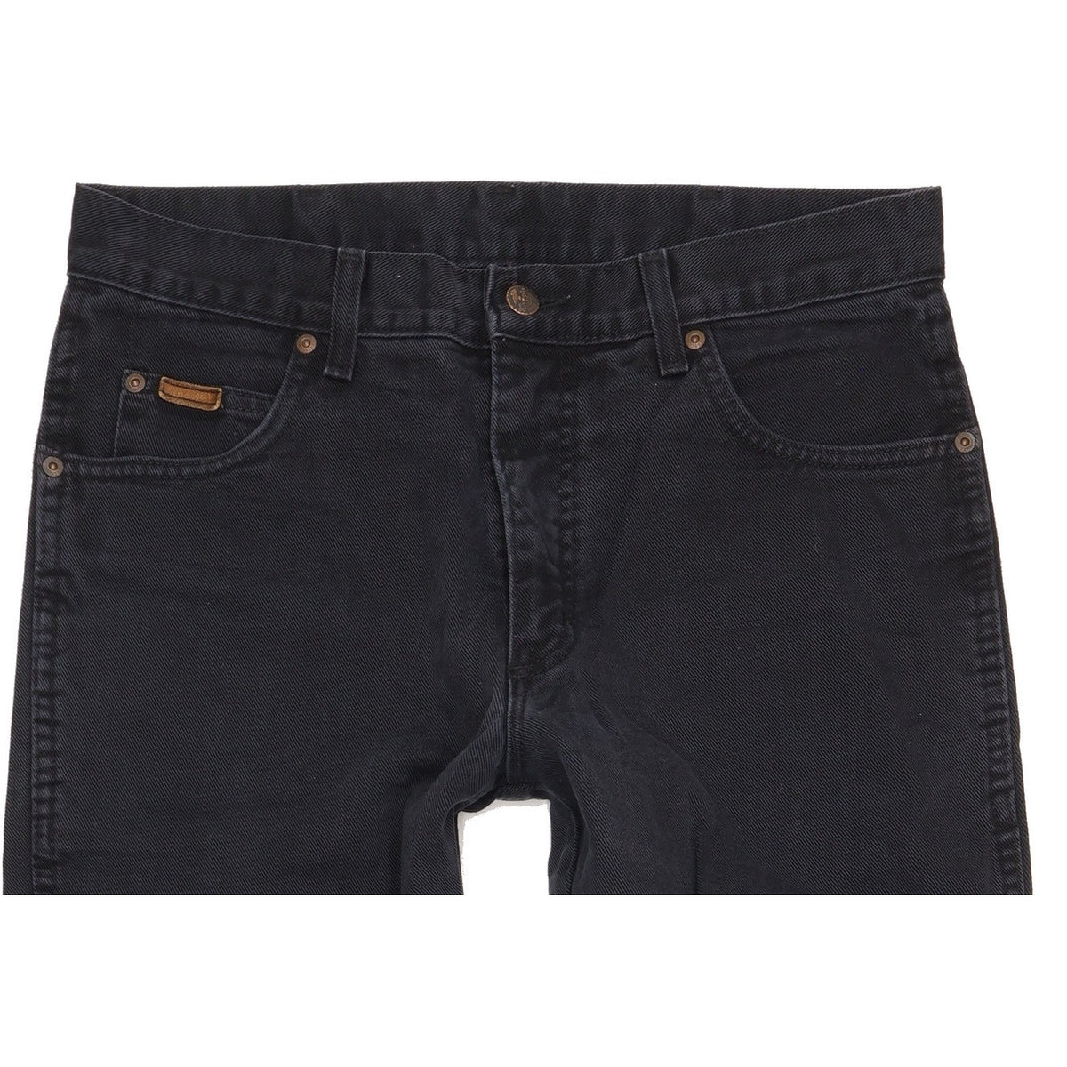 Wrangler Texas Men Black Straight Regular Jeans W33 L31