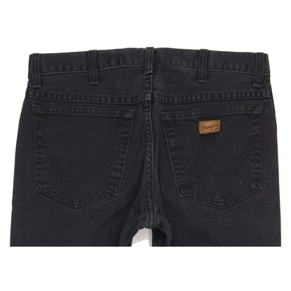 Wrangler Texas Men Black Straight Regular Jeans W33 L31