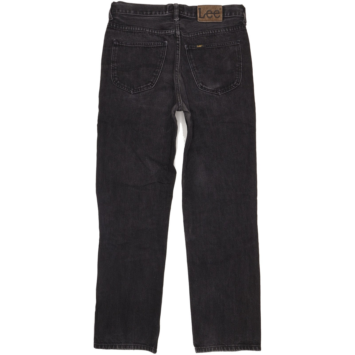 Lee Chicago Men Black Straight Regular Jeans W33 L31