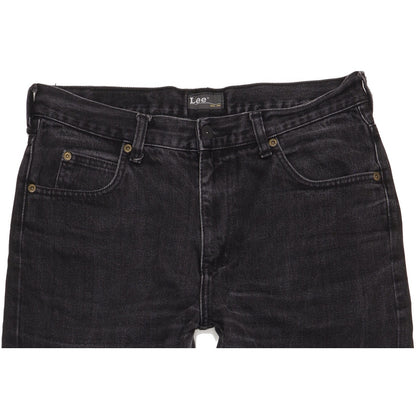 Lee Chicago Men Black Straight Regular Jeans W33 L31