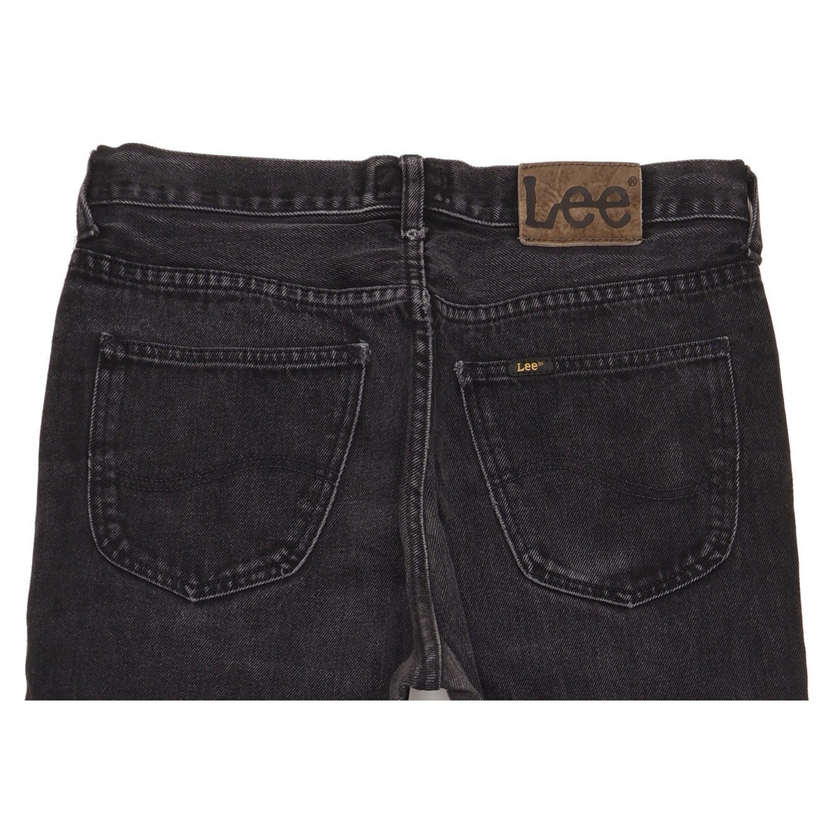 Lee Chicago Men Black Straight Regular Jeans W33 L31