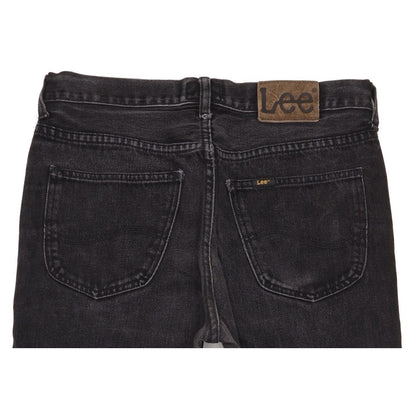 Lee Chicago Men Black Straight Regular Jeans W33 L31