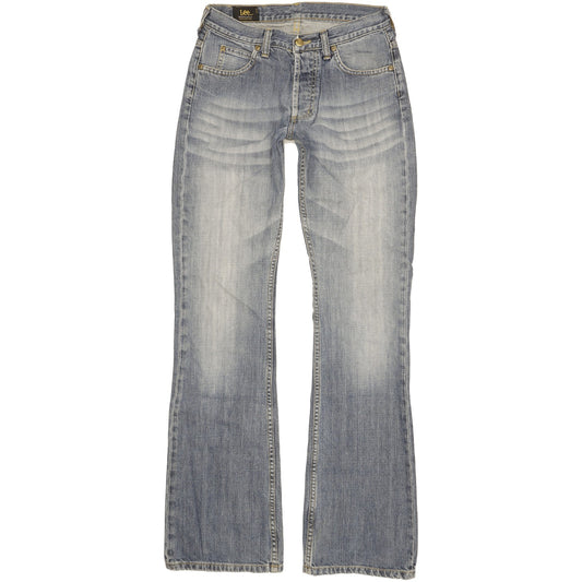 Lee Women Blue Bootcut Slim Jeans W28 L34