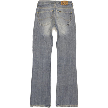Lee Women Blue Bootcut Slim Jeans W28 L34