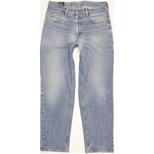 Lee Men Blue Straight Regular Jeans W32 L31