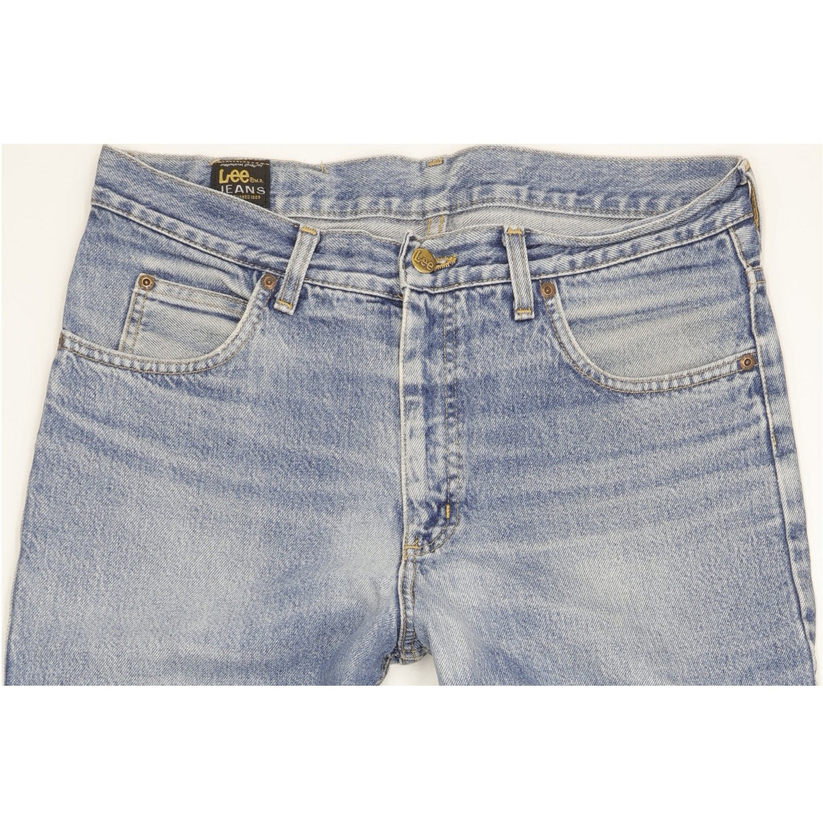 Lee Men Blue Straight Regular Jeans W32 L31