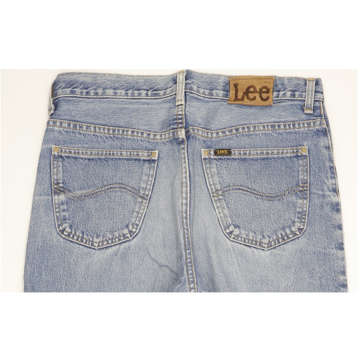 Lee Men Blue Straight Regular Jeans W32 L31