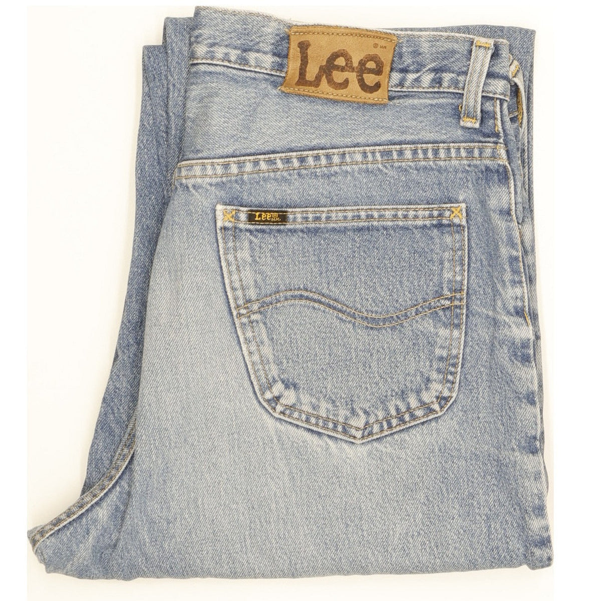 Lee Men Blue Straight Regular Jeans W32 L31