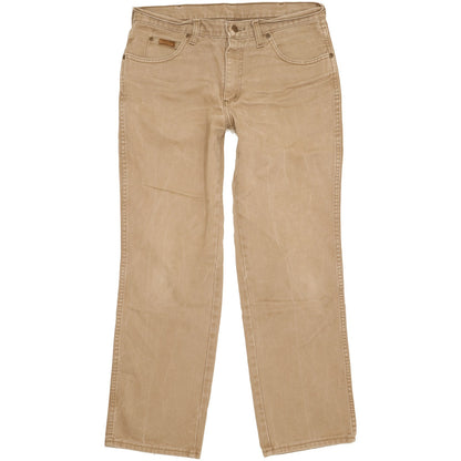 Wrangler Men Brown Straight Regular Jeans W32 L29