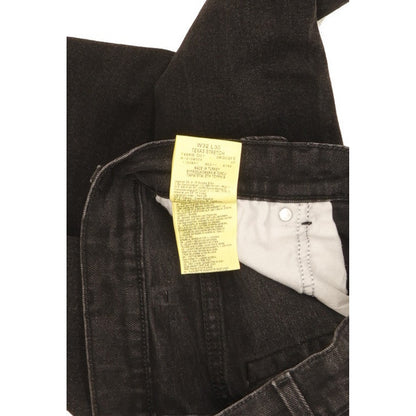 Wrangler Texas Men Black Straight Regular Stretch Jeans W32 L30