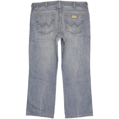 Wrangler Men Blue Straight Regular Jeans W38 L29