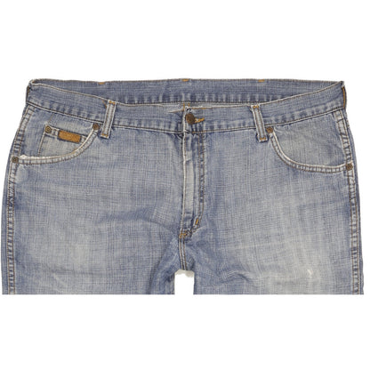 Wrangler Men Blue Straight Regular Jeans W38 L29