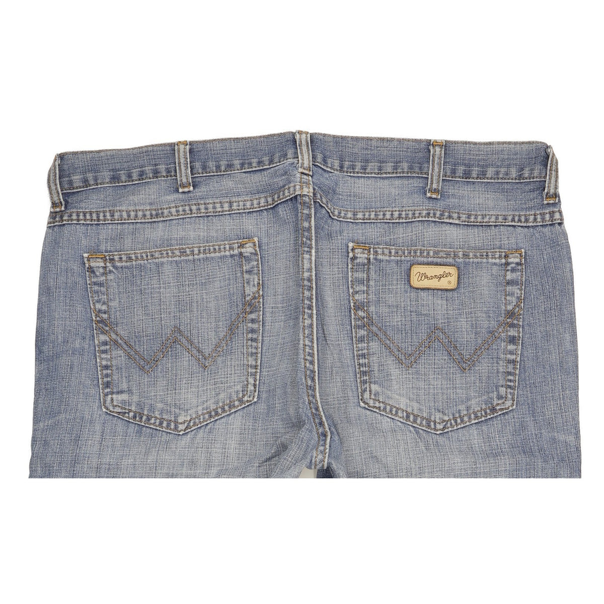 Wrangler Men Blue Straight Regular Jeans W38 L29