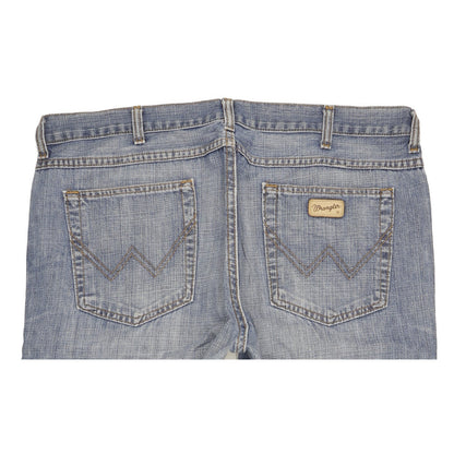 Wrangler Men Blue Straight Regular Jeans W38 L29