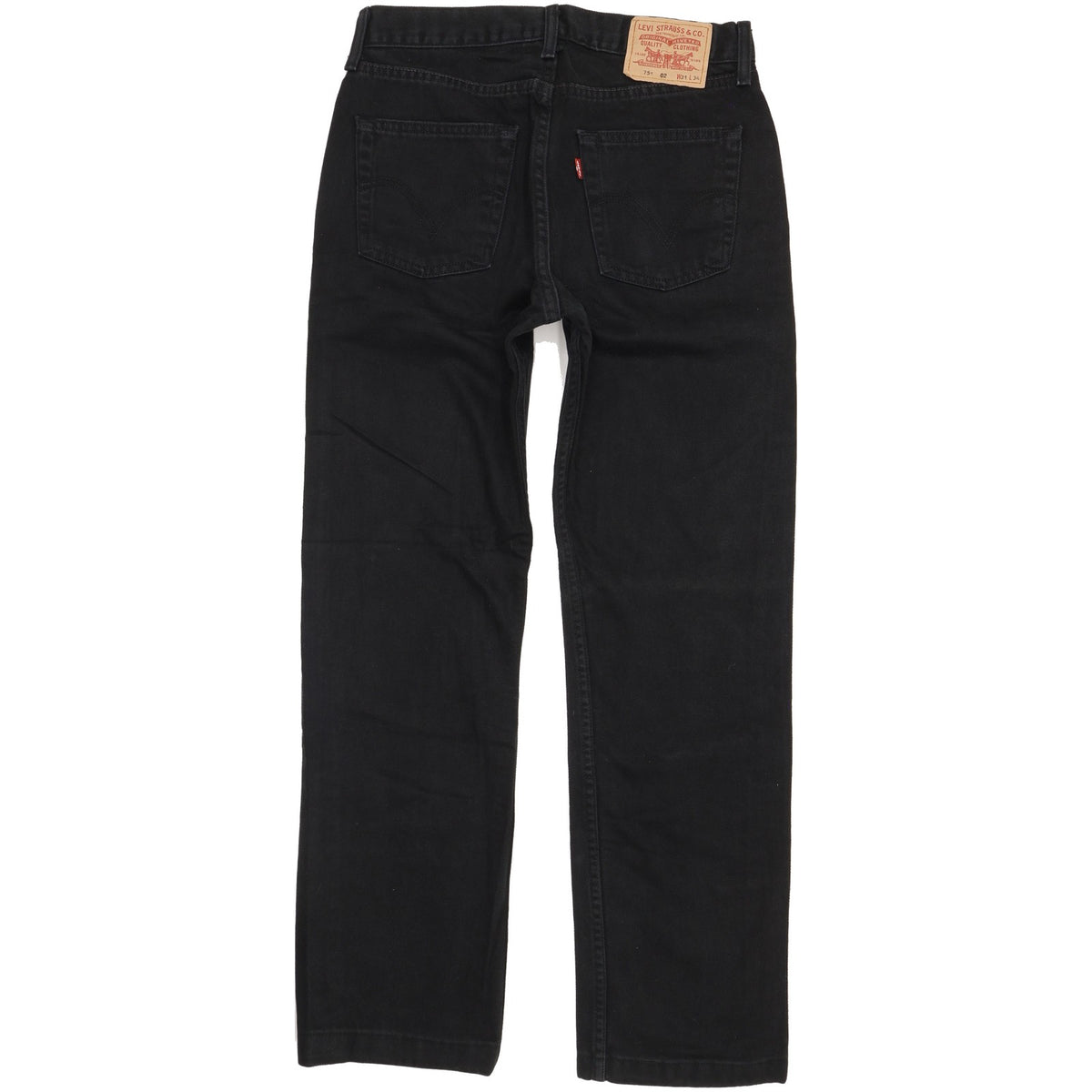 Levi's 751 Men Black Straight Regular Jeans W31 L30