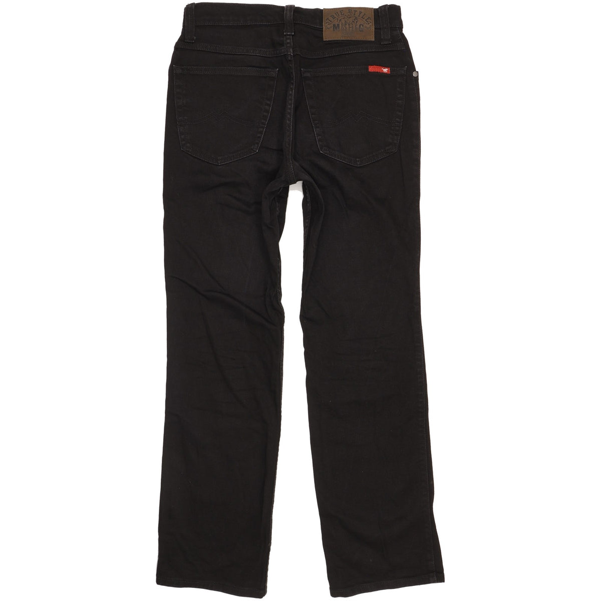 Mustang Tramper Men Black Straight Regular Stretch Jeans W31 L30