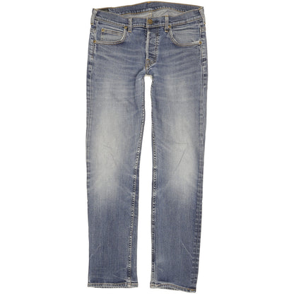 Lee Men Blue Straight Slim Jeans W30 L30