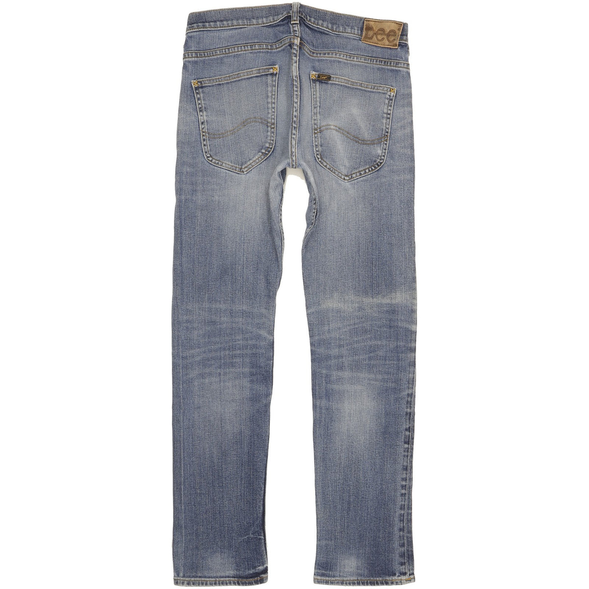 Lee Men Blue Straight Slim Jeans W30 L30