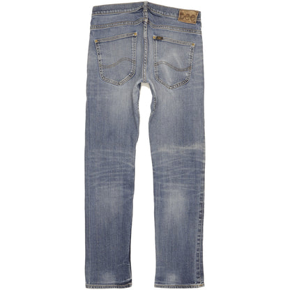 Lee Men Blue Straight Slim Jeans W30 L30