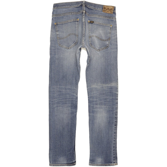 Lee Men Blue Straight Slim Jeans W30 L30