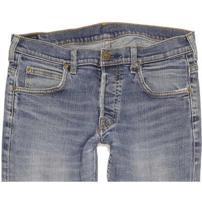 Lee Men Blue Straight Slim Jeans W30 L30
