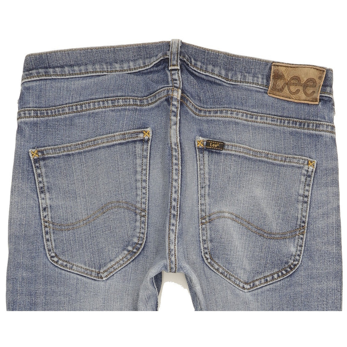 Lee Men Blue Straight Slim Jeans W30 L30