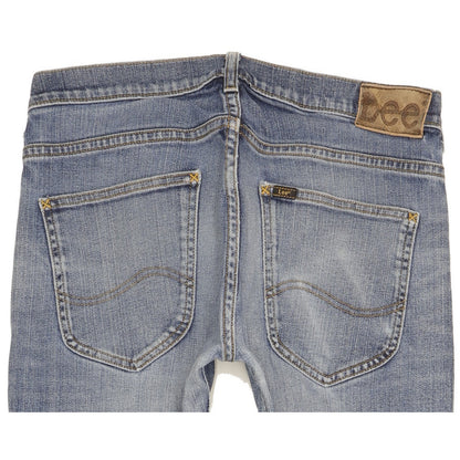 Lee Men Blue Straight Slim Jeans W30 L30