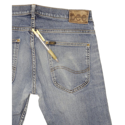 Lee Men Blue Straight Slim Jeans W30 L30