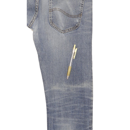 Lee Men Blue Straight Slim Jeans W30 L30