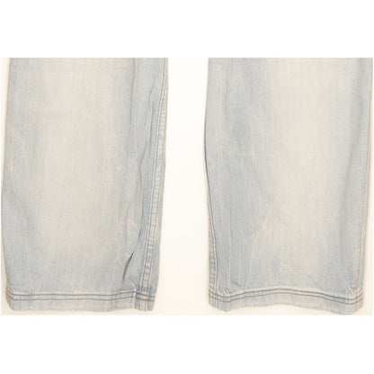 Wrangler Jake Men Blue Straight Regular Jeans W32 L32