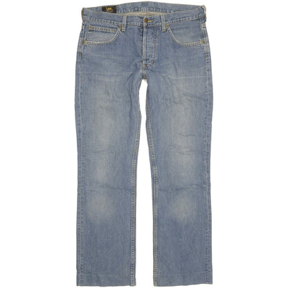 Lee Freeburn Men Blue Straight Regular Jeans W33 L30