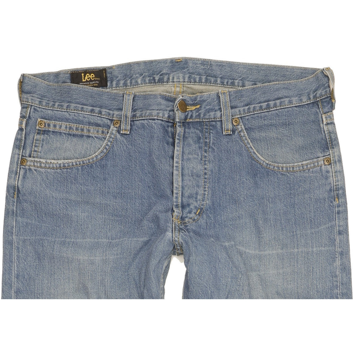 Lee Freeburn Men Blue Straight Regular Jeans W33 L30