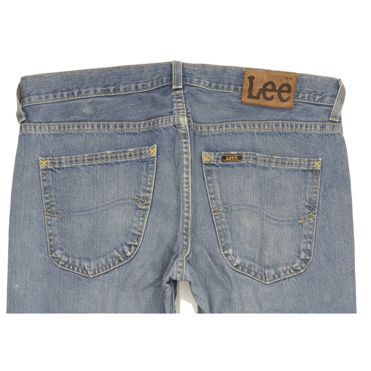 Lee Freeburn Men Blue Straight Regular Jeans W33 L30