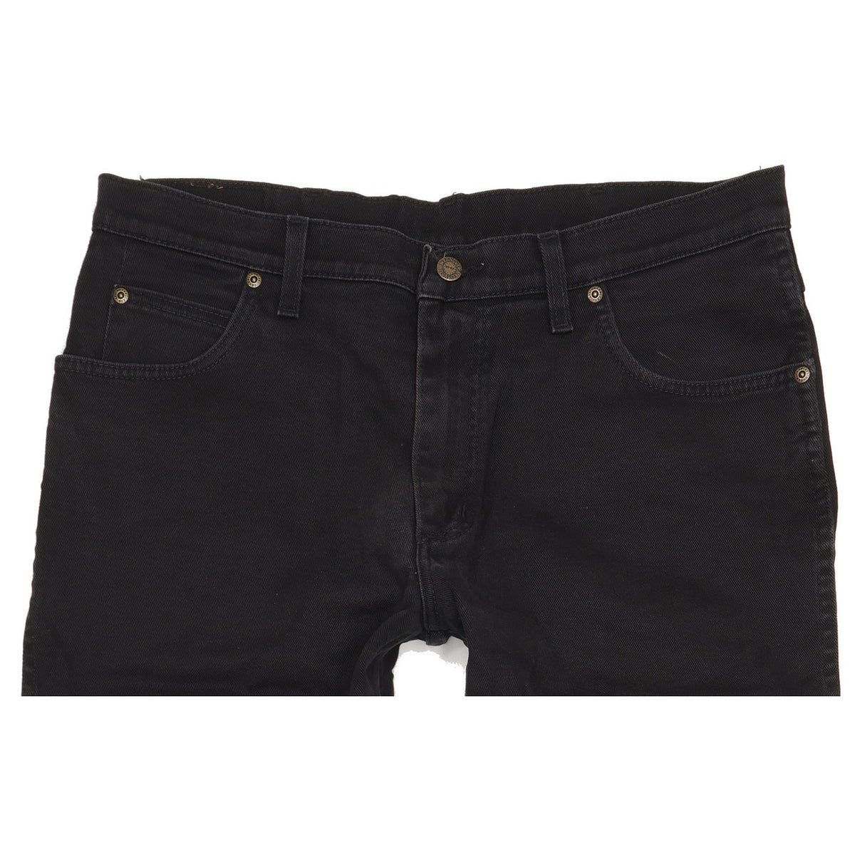 Wrangler Durable Quality Men Black Straight Regular Jeans W36 L32
