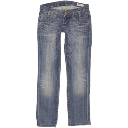 Lee Lynn Women Blue Straight Slim Stretch Jeans W25 L29