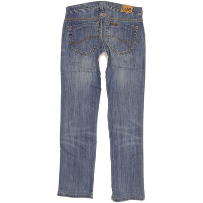 Lee Lynn Women Blue Straight Slim Stretch Jeans W25 L29