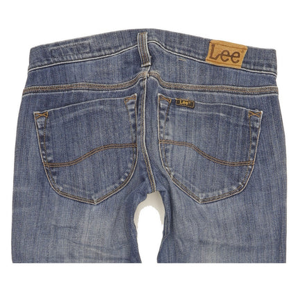 Lee Lynn Women Blue Straight Slim Stretch Jeans W25 L29