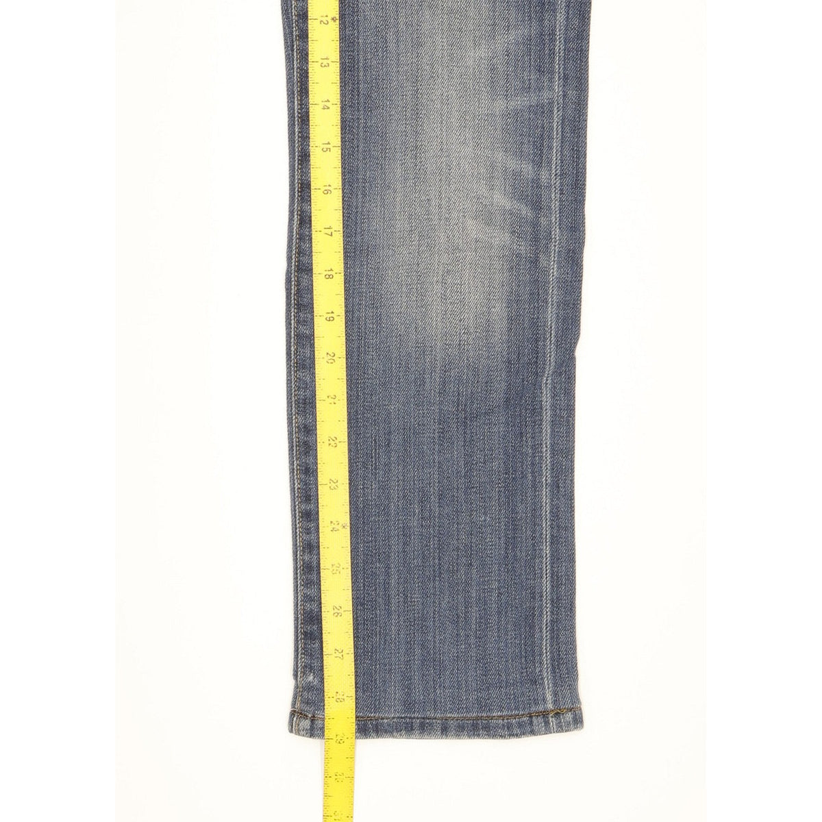 Lee Lynn Women Blue Straight Slim Stretch Jeans W25 L29