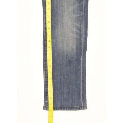 Lee Lynn Women Blue Straight Slim Stretch Jeans W25 L29