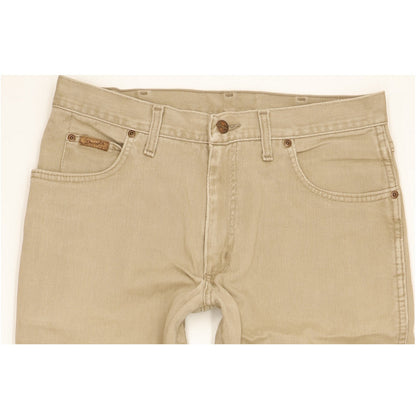 Wrangler Texas Men Beige Straight Regular Jeans W34 L29