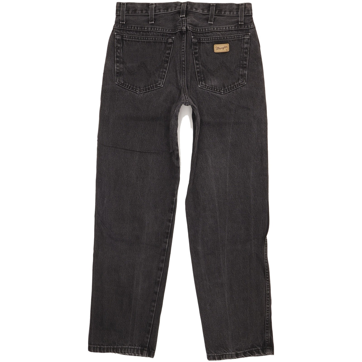 Wrangler Indiana Men Black Straight Regular Jeans W32 L31