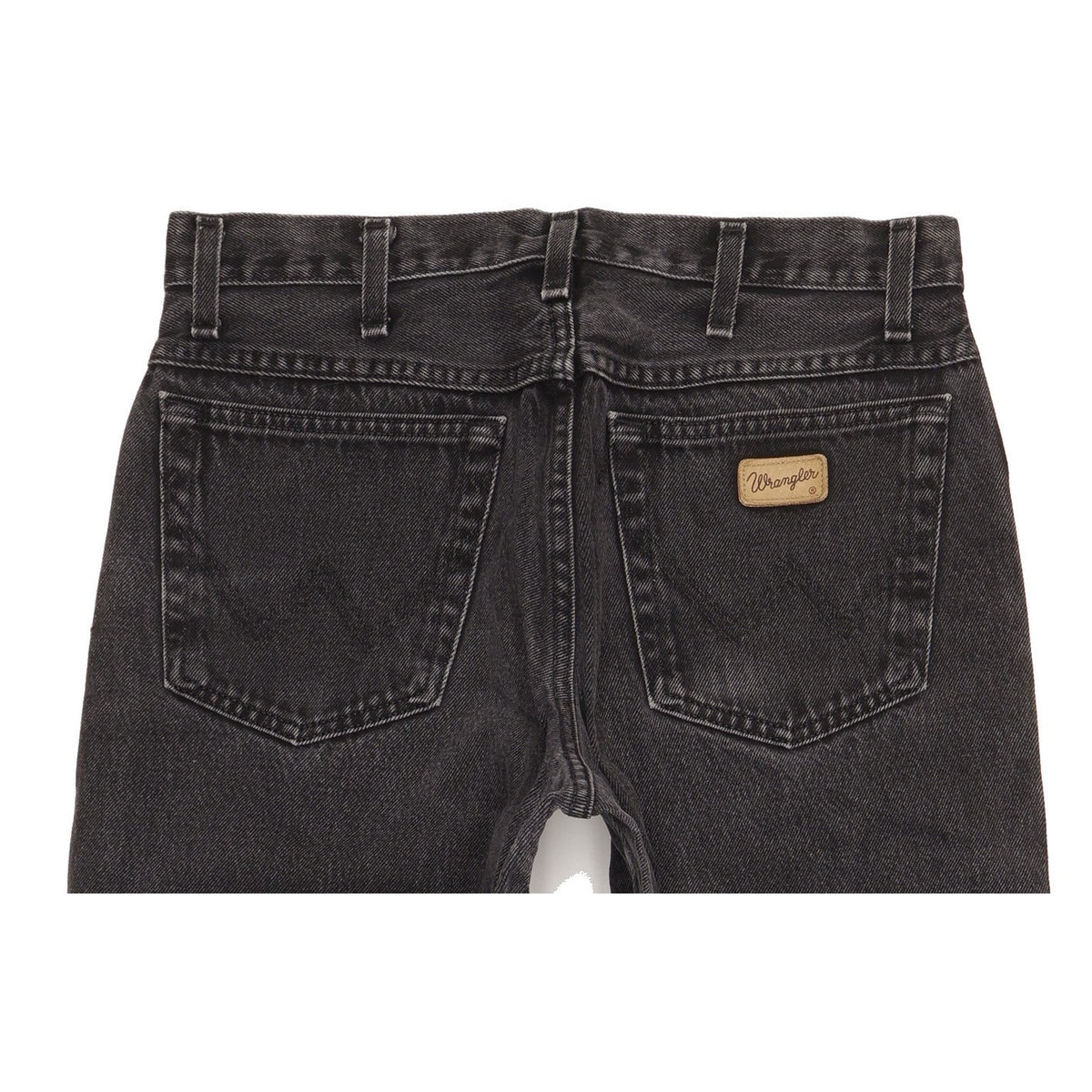 Wrangler Indiana Men Black Straight Regular Jeans W32 L31