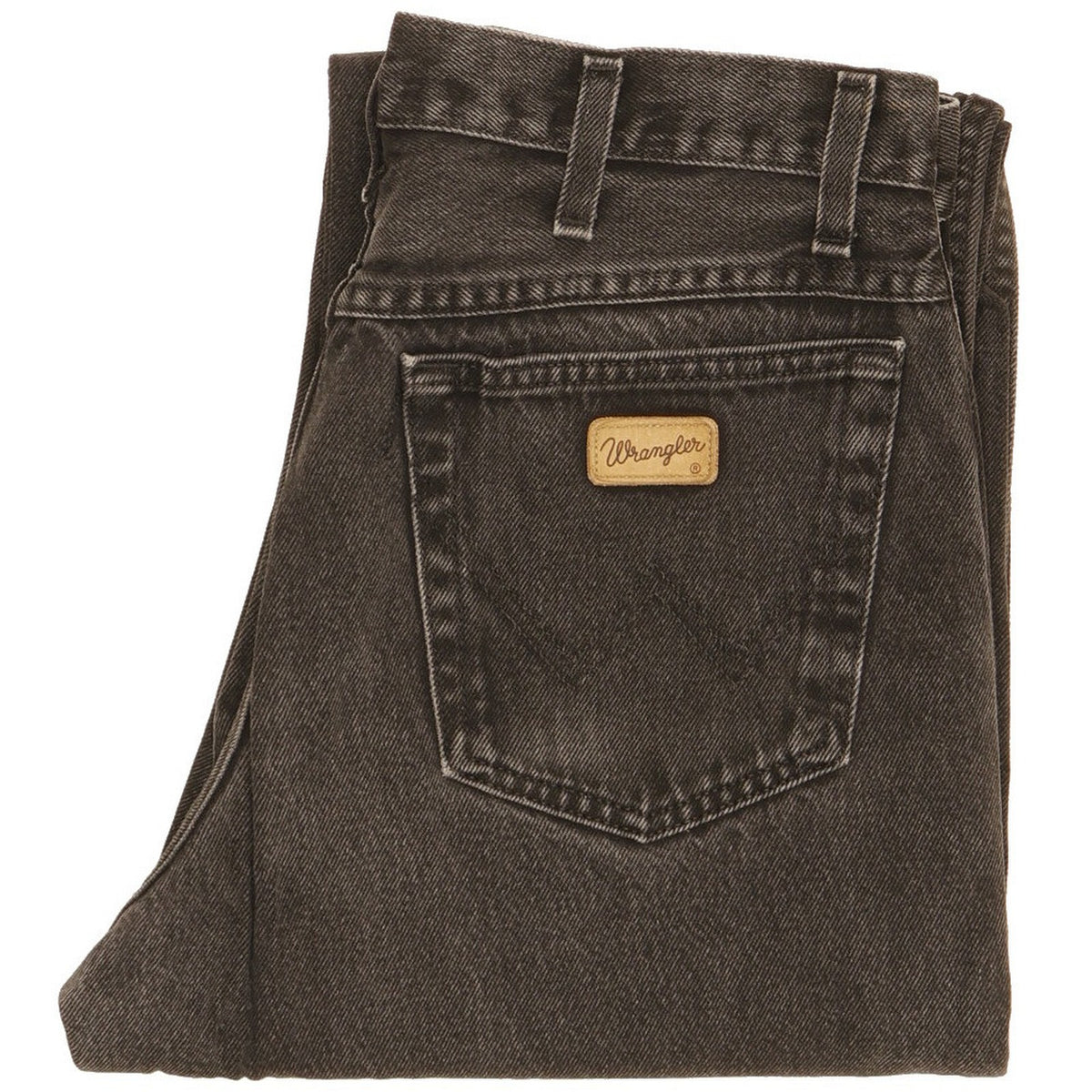 Wrangler Indiana Men Black Straight Regular Jeans W32 L31